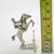 Vintage Italian Handmade Genuine Silver Show Jump Horse Figurine, 1970s For Sale - Image 11 of 12