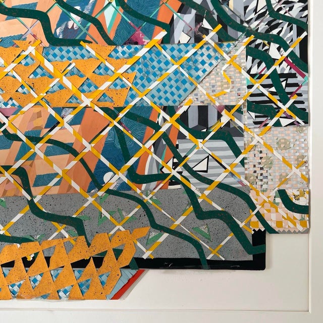 1980s Modernist Mixed Media - Jackie Rice (Smithsonian Artist / Risd Dean) - Axa Financial Collection For Sale - Image 10 of 12