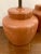 Mid-Century Modern Large Vintage Pumpkin Orange Haeger Ginger Jar Lamps - A Pair For Sale - Image 3 of 5