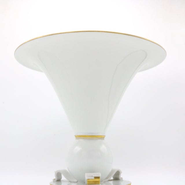 1930s Rosenthal Footed Porcelain Vase For Sale - Image 13 of 18
