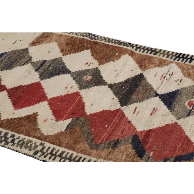 This vintage 3x6 Persian Gabbeh runner rug is the latest grand entry to Rug & Kilim’s curation of iconic tribal pieces....