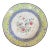 Antique 18th C. Chinese Qianlong Period (1736 - 1795) Canton Dish Painted Enamel on Copper With Flowers, Cricket and Bat For Sale
