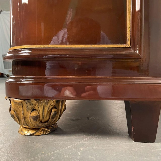 French Art Deco Sideboard by Rene Drouet, Signed Refinished Modern Cabinet For Sale - Image 12 of 12