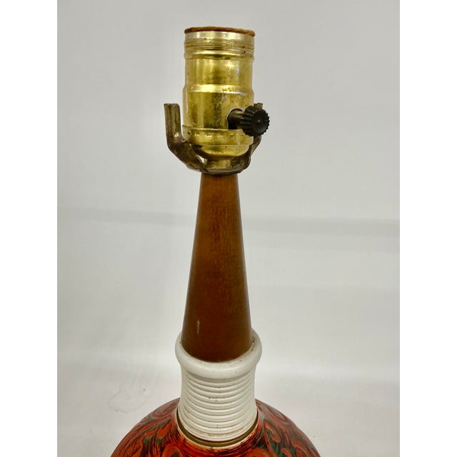 1960 Vintage Ceramic Table Lamps by Regal Lamps For Sale In Providence - Image 6 of 10
