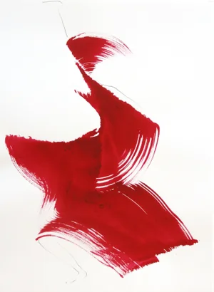 "The Red Cloth 90" Original Artwork by Bettina Mauel