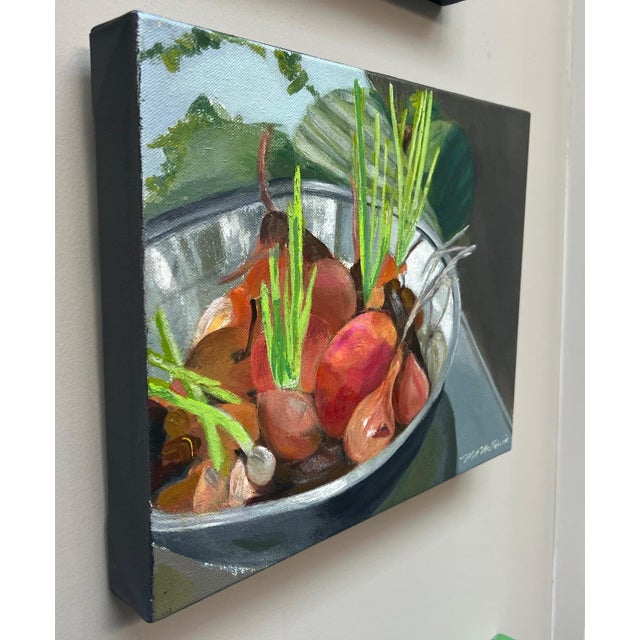 A bowl of just-harvested vegetables at a farm in southern France.