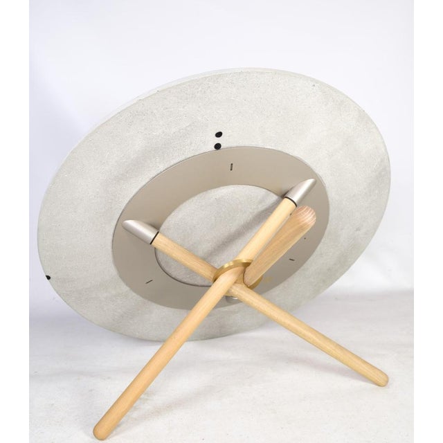 Model Bertha Oak & Concrete Coffee Table from Eberhart Furniture, 2017 For Sale - Image 9 of 11