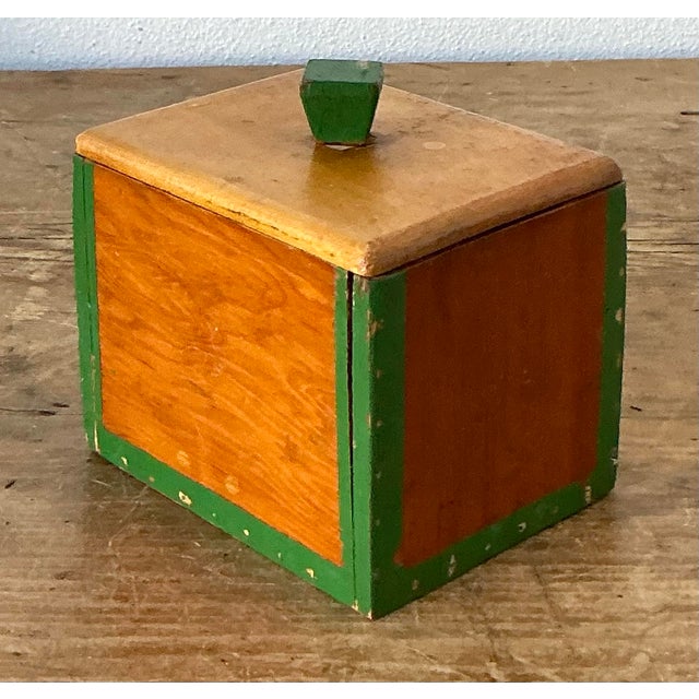 Vintage Boho Primitive Wood Box For Sale - Image 12 of 12