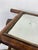 Vintage French Petite Faux Bamboo Beveled Wall Mirror For Sale - Image 10 of 12