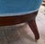 Blue Antique Circa 1900 Chippendale Revival Carved Mahogany Wingback Easy Chair With Acanthus-Carved Cabriole Legs For Sale - Image 8 of 12