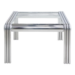 Tubular Side Table, 1970s For Sale