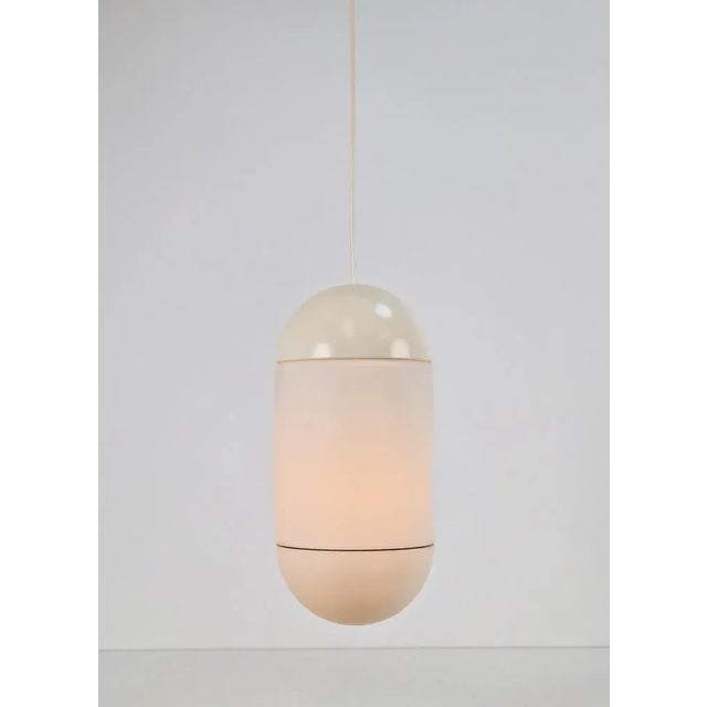 Vintage Peill & Putzler Pill hanging lamp milk glass mid century Germany '60s vintage from the 1960s Materials: Milk...