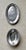 Circa 1980 Beaded Rim Byzantine-Inspired Mexican Pewter Oval Bowl & Underplate Set For Sale - Image 13 of 18