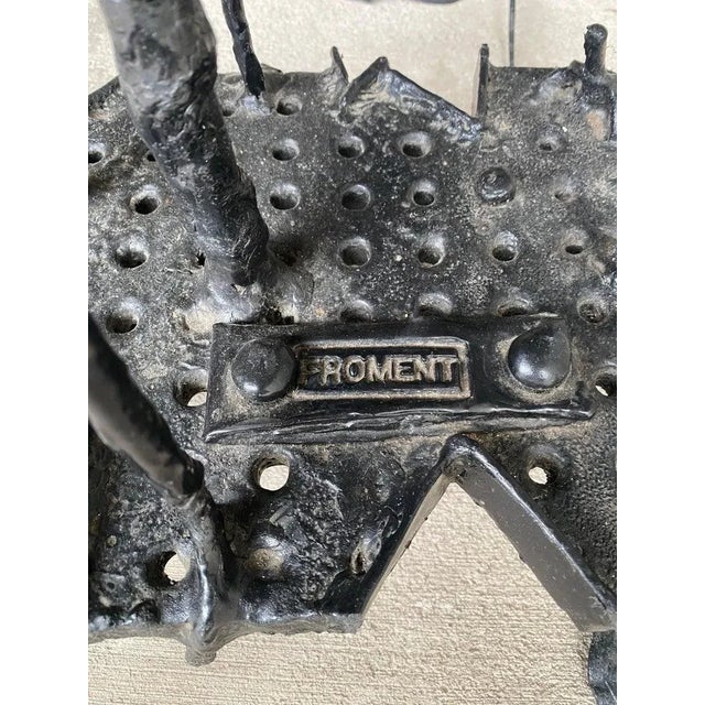 Monumental Steel Floor Lamp, Michel Froment, France, 2000 For Sale In Austin - Image 6 of 10