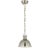Thomas O'Brien for Visual Comfort Signature Hicks Small Pendant in Antique Nickel with Acrylic Diffuser For Sale