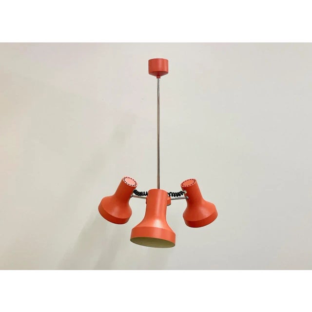 Orange Model 813471 Pendant Lamp from Napako, 1970s For Sale - Image 8 of 8