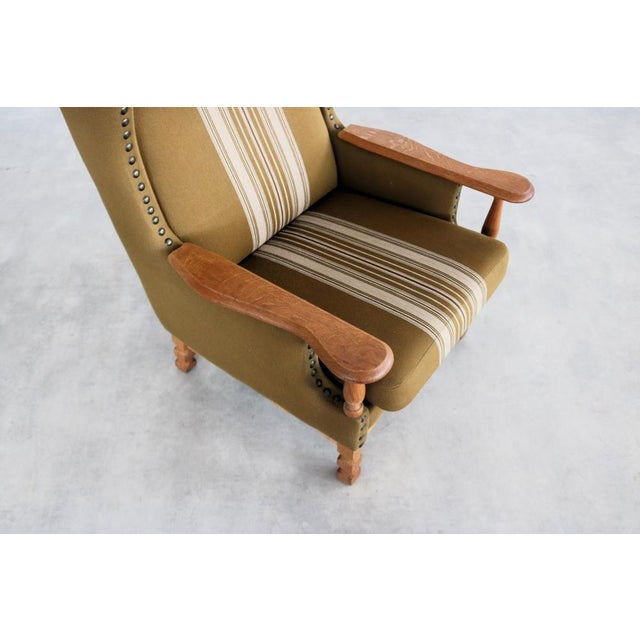 1960s Brutalist Danish Armchairs from Henning Kjærnulf, 1960s, Set of 2 For Sale - Image 5 of 18