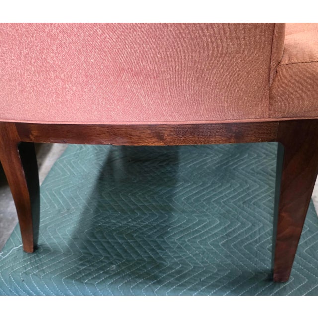 Early 21st Century Pair of Bill Sofield for Baker Furniture Contemporary Upholstered Armchairs For Sale - Image 5 of 11