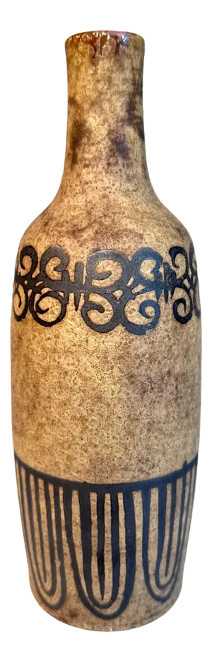Hand-Crafted Archaic Ceramic Vase from Ceramano, Germany, 1960s