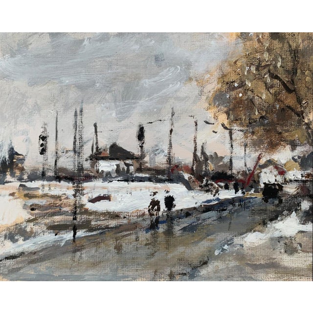 Magdalena Spasowicz, Landscape, Oil on Board, 1999 For Sale - Image 3 of 4