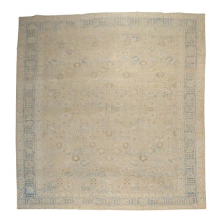 Antique Persian Tabriz Large Room Size Rug For Sale