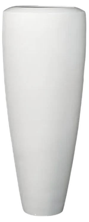 White Glossy Ceramic Howitzer Vase from VGnewtrend