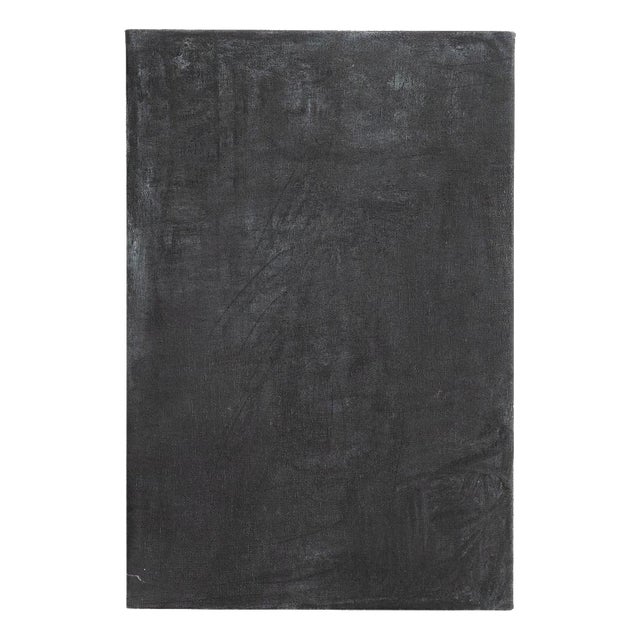 Enrico Della Torre, Art Black Composition, Charcoal on Canvas, 2017 For Sale