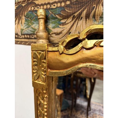 French Louis XV Style Giltwood Overmantle Mirror For Sale - Image 4 of 5