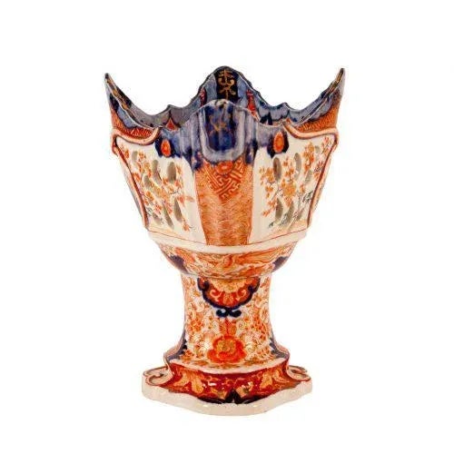 Early 19th Century Orange & Blue Imari Fruit Basket For Sale In San Francisco - Image 6 of 6