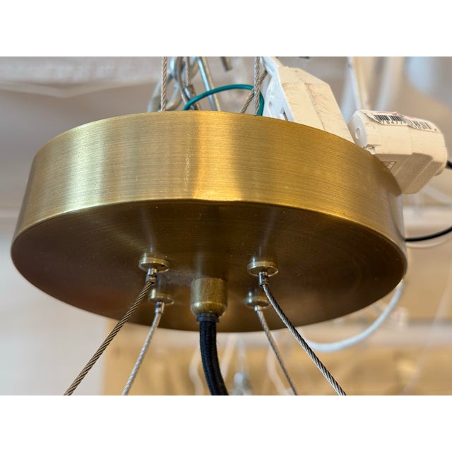 Mermelada Estudio for Cb2 Celina Capiz Shells Tiered Chandelier For Sale - Image 12 of 15