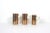 French Country Vintage Copper Measuring Cups Brass Handles- Set of 3 For Sale - Image 3 of 7