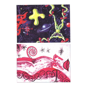 Vintage Kenny Scharf Designed Club Invites 1990s Nyc