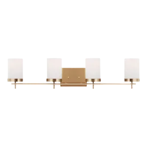 Sean Lavin By Visual Comfort Studio Zire 4-Light Bath Fixture in Satin Brass