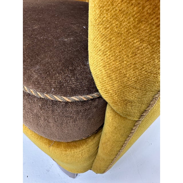 1940's Danish Cabinet Maker High Back Lounge Chair For Sale In Boston - Image 6 of 9