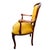 1970s 1970s Weiman/Warren Lloyd Louis XV Style Bergere Chairs Tuft Upholstered in Goldenrod Velvet - A Pair For Sale - Image 5 of 7