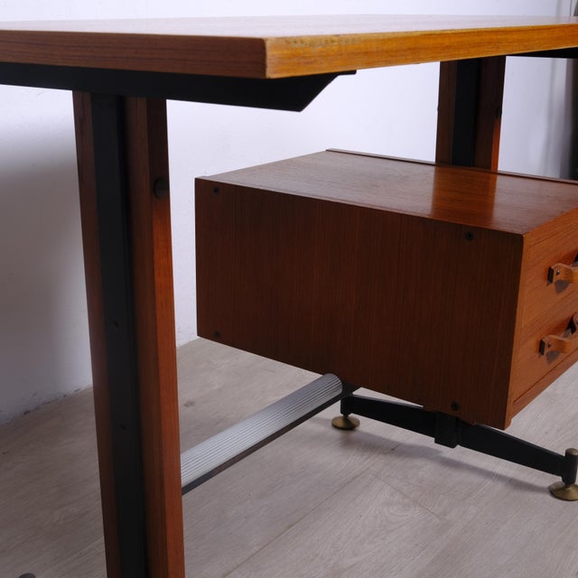 Small Mid-Century Scandinavian Desk, 1960s For Sale - Image 12 of 18
