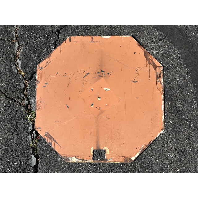 American Late 19th C. Large Railway Stations Style Clock Face For Sale - Image 3 of 6