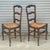 1920s Pair of French Provincial Louis XV Style Oak Side Chairs, Circa 1920. For Sale - Image 5 of 11