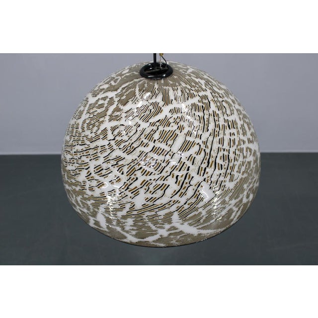 1970s Italian Glass Pendant Light, 1970s For Sale - Image 5 of 11