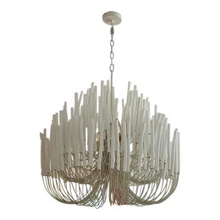 Arteriors Tilda 6 Light 36 Inch White Chandelier Ceiling Light, Large For Sale