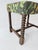 19th Century Rustic Farmhouse Bobbin Turned Ottoman with Upholstered Seat For Sale - Image 6 of 13