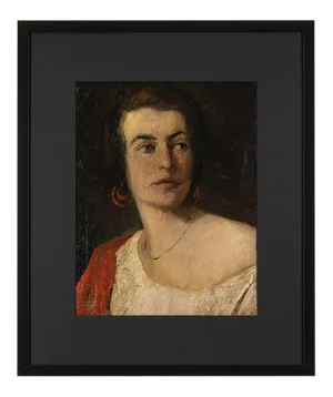 Anton Müller-Wischin, Sitta, 20th-Century, Oil on Canvas, Framed