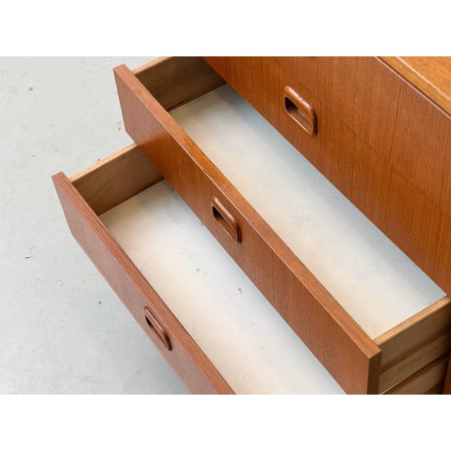 Mid-Century Chest of Drawers on Legs with Teak Veneer, 1960s For Sale - Image 9 of 16