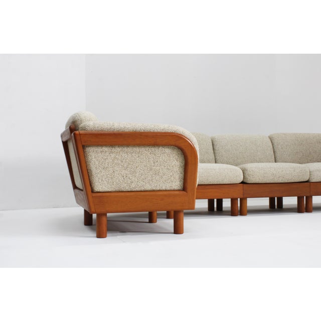Mid-Century Danish Corner Sofa in Teak by Olsen Laursen, 1960s, Set of 5 For Sale - Image 10 of 15