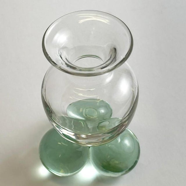 Glass Antique Czech Glass Bud Vase, 1890s For Sale - Image 7 of 10