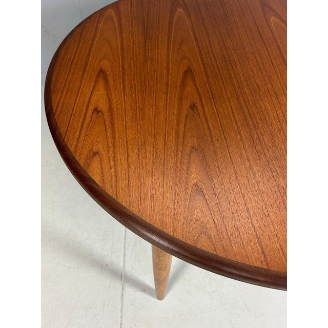Mid-Century Modern Oval Extendable Dining Table in Teak from G-Plan, 1960s For Sale - Image 11 of 13