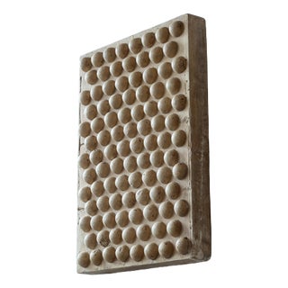 Geometric Plaster Wall Plaque, Sweden, 1900s For Sale