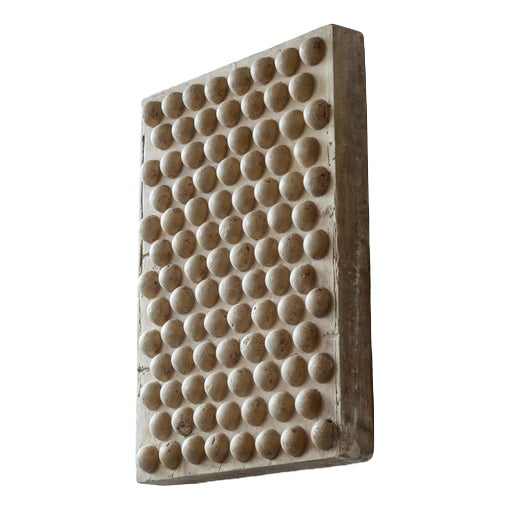 Geometric Plaster Wall Plaque, Sweden, 1900s For Sale