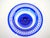 Mid-Century Modern Mid-Century Modern Val Saint Lambert Cobalt Blue Diamond-Cut Crystal Centerpiece For Sale - Image 3 of 12