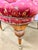Late 20th Century Pair of Chinoiserie Tufted Red Barrel Back Slipper Chairs For Sale - Image 5 of 11